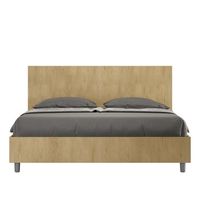 cama matrimonial sin somier 160x190 roble natural new egos