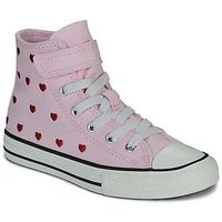 converse zapatillas altas chuck taylor all star hearts roses easy-on para nina