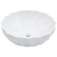 lavabo 46x17 cm ceramica blanco vidaxl