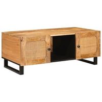 mesa de cafe roble artisan 100 x 54 x 40 cm vidaxl