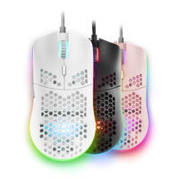 mars gaming mmax negro raton gaming ultraligero rgb chroma diseno hive 12400 dpi raton pc negro rosa o blanco
