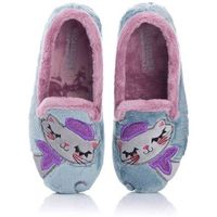 vulca-bicha pantuflas zapatilla de casa gato para mujer