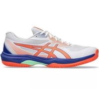 zapatillas asics game ff padel blanco coral