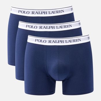Polo Ralph Lauren Logo Waistband Cotton Boxer Trunks 3-Pack - S