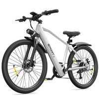 bicicleta electrica uplee t8 bateria integrada de 48 v y 13 ah 7 velocidades 26 blanca