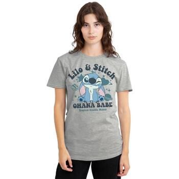 Disney Camiseta manga larga Ohana Babe para mujer