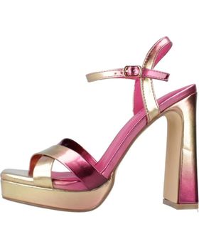 de MENBUR SANDALIAS DE FIESTA MUJER MODELO 150067 COLOR MULTICOLOR COR CORAL