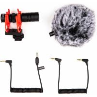 saramonic vmic-mini-ii microfono tipo canon profesional negro