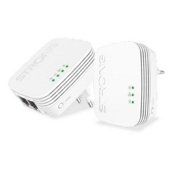 Extensor de red Strong Powerline 600 Duo Wi-Fi Mini hasta 600 Mbit/s