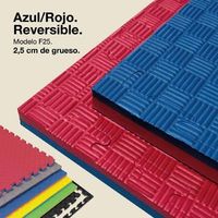 jowy 4 piezas 4m2 tatami puzzle 25cm 100x100cm r superficie r5 lineasr rojoazul