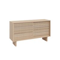 aparador de madera maciza natural 120 cm barnizado