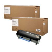 original multipack dell b5460dn printer toner cartridges 2 pack -593-11185 71mxv
