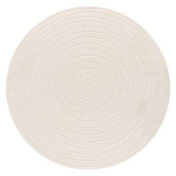 Alfombras de interior y exterior Cotara crema 160 cm redondo