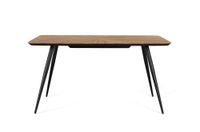 mesa de comedor fabricada en madera de teca reciclada 150 cm