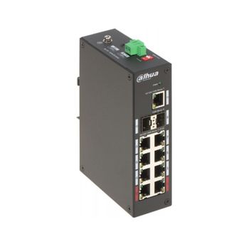 Switch Dahua DH-PFS3211-8GT-120-V2 8x Gigabit PoE 2x SFP Uplink 120W Carcasa Metálica
