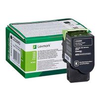 lexmark c2320k0 black original standard capacity return program toner cartridge