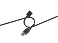 cable usb - isy iuc-1025 30 usb-a a usb-a 15m 5 gbps negro