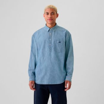 GAP Camisa tipo jersey de cambray 543170-416