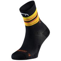 calcetines de ciclista lurbel cycling fury socks ahorra 40 - m negroamarillo