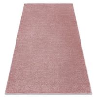 alfombra softy llanura color solido rosado 180x270 cm