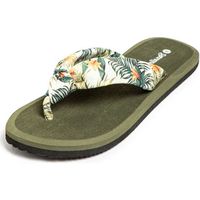 brasileras chanclas hibiscus nudo para mujer