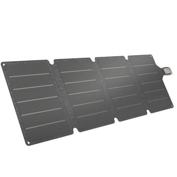 HOMCOM Cargador Solar Plegable 36W Panel Solar Portátil con Puertos USB-A y Tipo-C IP67 Superficie de ETFE para Teléfonos   Aosom España