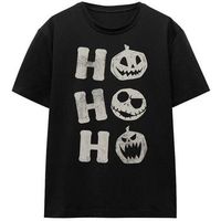 nightmare before christmas camiseta ho ho ho para mujer