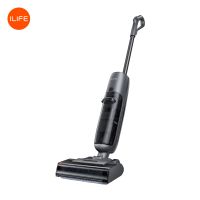 aspiradora inalambrica ilife w90 pro con funcion de mopa humeda y seca succion de 7000 pa autolimpieza con un toque limpiador de pisos pantalla led tanque de agua doble grande w90 mejorada