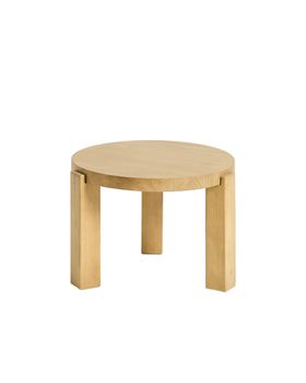 Mesa de centro de madera maciza de pino 50x35 cm
