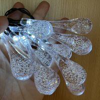 solar tear drop string lights x 20