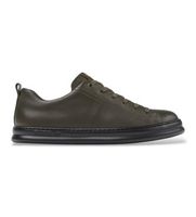 camper para hombre k100226-165 zapatillas de piel runner four verde 42 plano ninguno casual