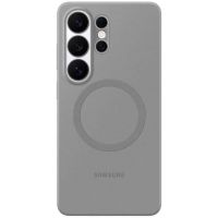 funda para movil samsung ef-es948cjegww magnetica silicona gris magsafe para galaxy s26 ultra
