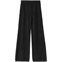 hinnominate pantalones dritto in maglia con paillettes para mujer