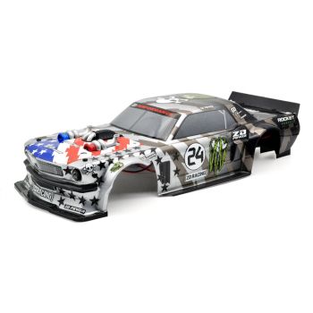 Carcasa de repuesto para el coche RC ZD Racing EX16 S16 1/16 con hoja de pegatinas pintada 6650 Modelos de vehículos Par