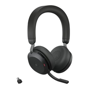 Jabra Evolve2 75 Auriculares Inalámbricos Negros