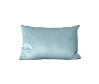 cojin rectangular de terciopelo azul glaciar 50x30 cm - nauru