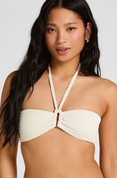 Hunkemöller Top de Bikini Bandeau St Kitts Blanco