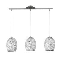 lampara de techo crackle 3 luces