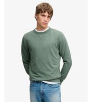 superdry para hombre m2014044a sudadera classic essential verde l casual algodon