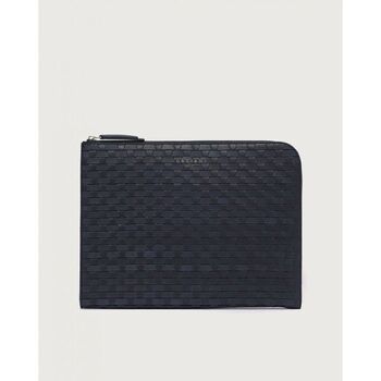 Orciani Bolso P00734 CHEVRETTE WOVEN - PORTADOCUMENTI-BLU para hombre