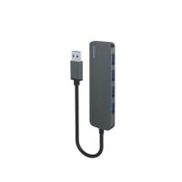 hub de interfaz savio ak-53 usb-a 4 puertos usb 31 gen 1 aluminio
