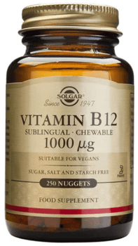 Solgar Vitamina B12 1000 mcg (Cianocobalamina) 250 Comprimidos