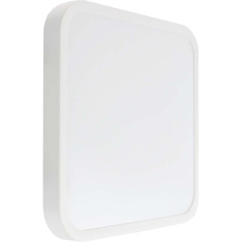Plafón V-tac 24w Led Cuadrado Ip44 Sensor De Movimiento Microondas 30x30cm Negro Vt-8624sb-sq 4000k 2400lm