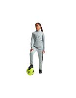 camiseta de futbol nike academy dri-fit long-sleeve 14-zip soccer drill top infantil negrogris