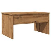 mesa de centro elevable diseno rustico 80 x 505 x 415 cm madera de ingenieria marron dec038295