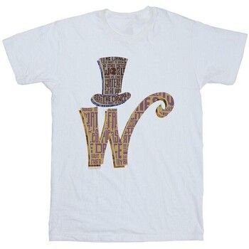 Willy Wonka Camiseta W Logo Hat para hombre
