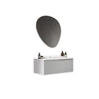 composicion bano 3 piezas venere blanco mate en mdf
