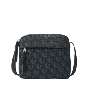 Calvin Klein Jeans. Bandolera denim de hombre con estampado monogram LV04G3175G-UB1