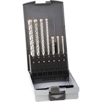 alpen 80501007100 sds-plus - juego de brocas para martillo perforador 7 piezas
