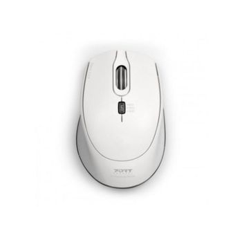 Ratón Port Designs 900714 Ambidextro RF Wireless 1600 DPI Blanco USB-C